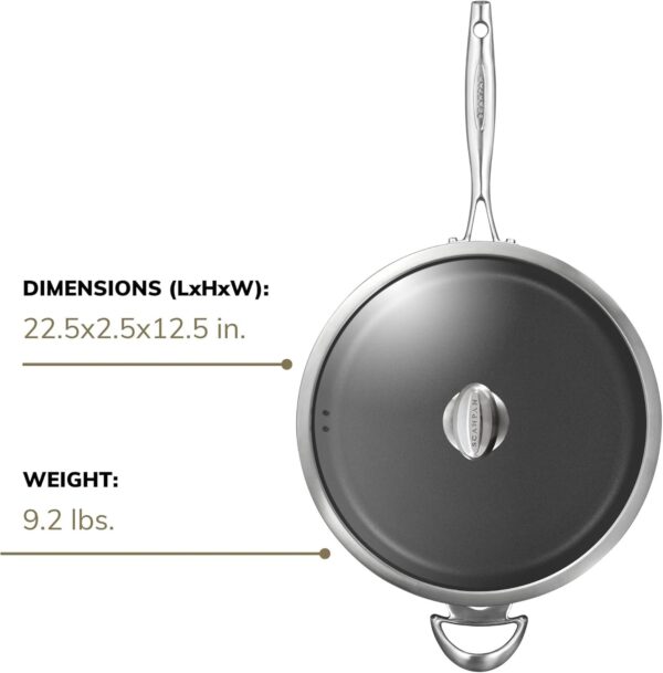 Scanpan PRO IQ - Sartén antiadherente con tapa, 3.6L - Image 4