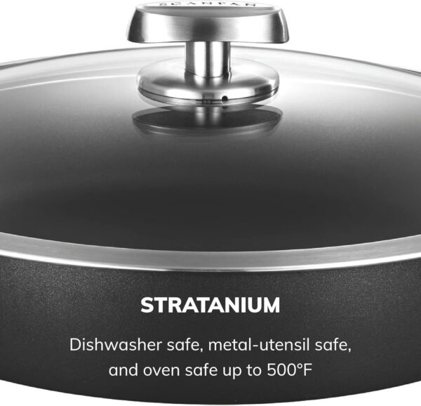 Scanpan PRO IQ - Sartén antiadherente con tapa, 3.6L - Image 2